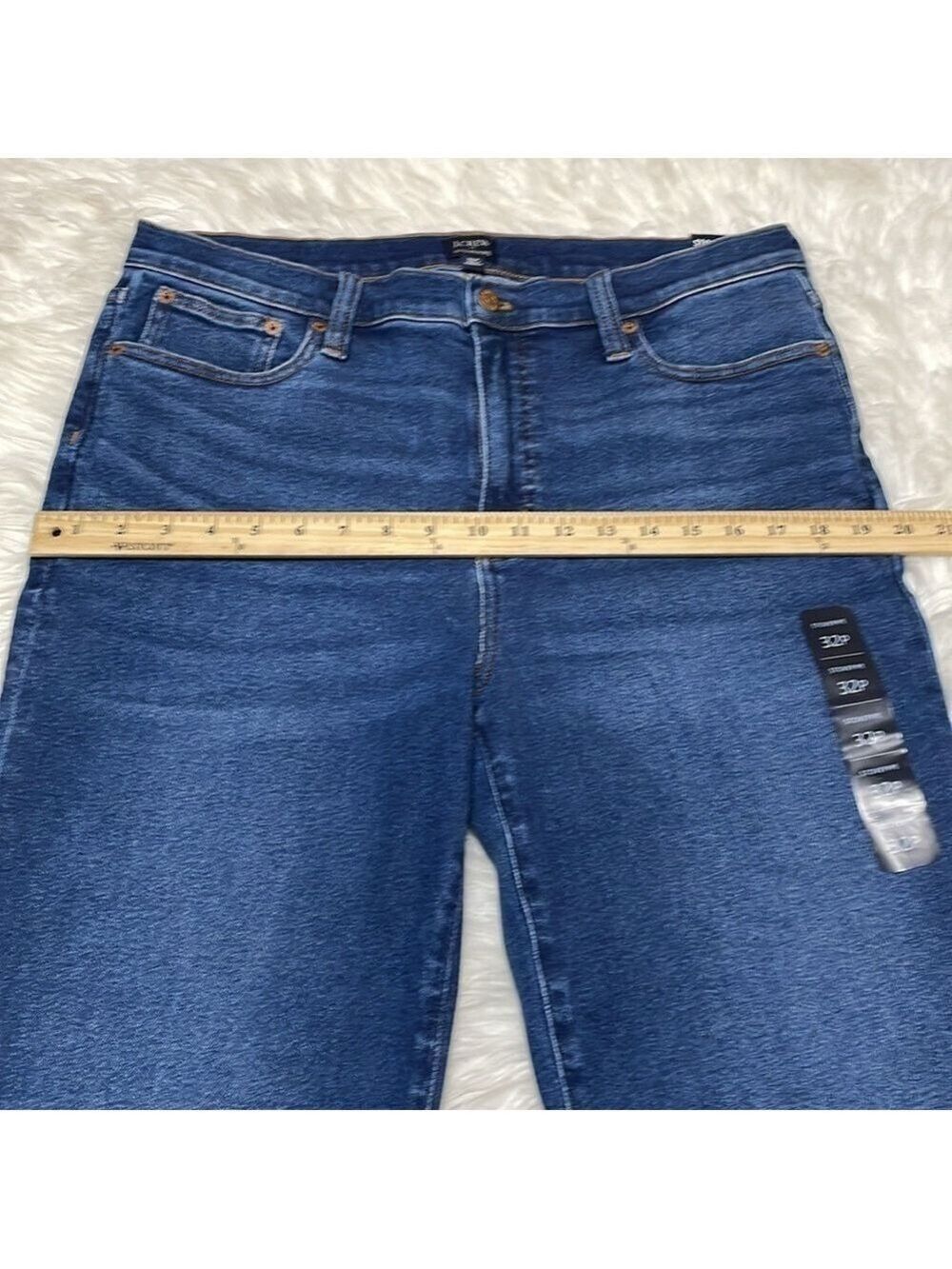 J.CREW STOVEPIPE SIGNATURE STRETCH PETITE JEANS SZ 32 - Picture 7 of 12